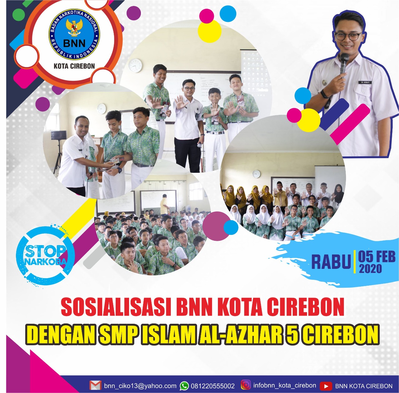Sosialisasi P4GN di SMP Al Azhar 5 Cirebon