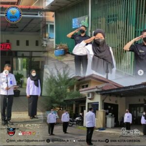Arahan dan Apel Pagi BNN Kota Cirebon