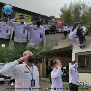 Arahan dan Apel Pagi BNN Kota Cirebon