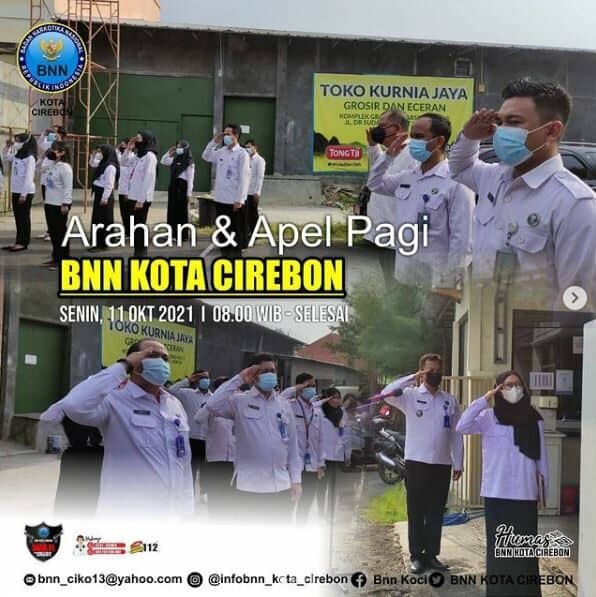 Arahan dan Apel Pagi BNN Kota Cirebon Arahan dan Apel Pagi BNN Kota Cirebon