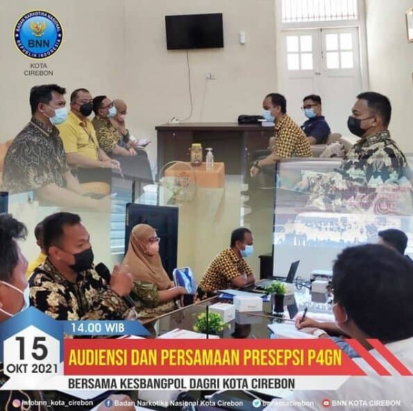 Audiensi dan Persamaan Presepsi P4GN Berasama Kesbangpol Dagri Kota Cirebon