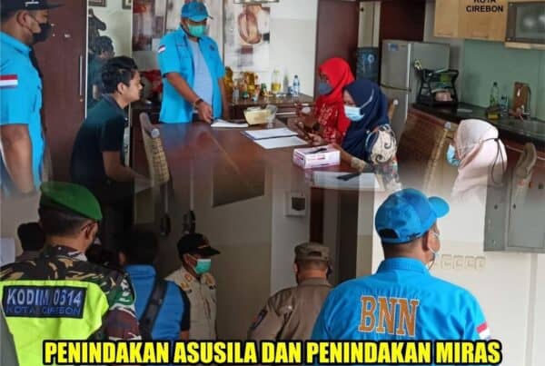 Pendindakan Asusila dan Penindakan Miras Serta Tes Urine Narkotika di Wilayah Kota Cirebon