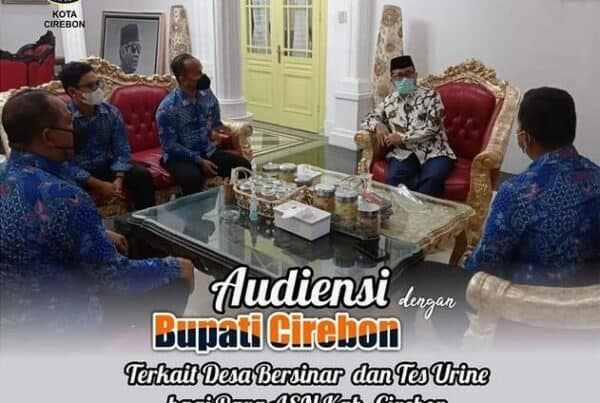 BNN Kota Cirebon Melaksanakan Audiensi dengan Bupati Cirebon