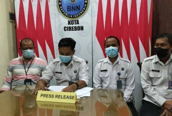 Press Realease Akhir Tahun 2021 BNN Kota Cirebon