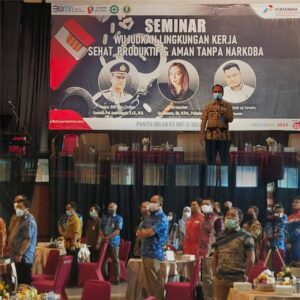 Seminar Wujudkan Lingkungan Kerja Sehat, Produktif & Aman Tanpa Narkoba.