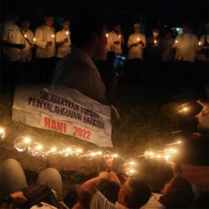 Renungan Malam Renungan Keprihatinan Korban Penyalahgunaan Narkoba dalam rangka Peringatan Hari Anti Narkotika Internasional (Hani) 2022.