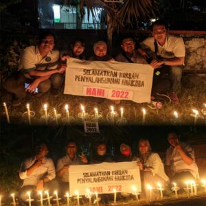 Renungan Malam Renungan Keprihatinan Korban Penyalahgunaan Narkoba dalam rangka Peringatan Hari Anti Narkotika Internasional (Hani) 2022.