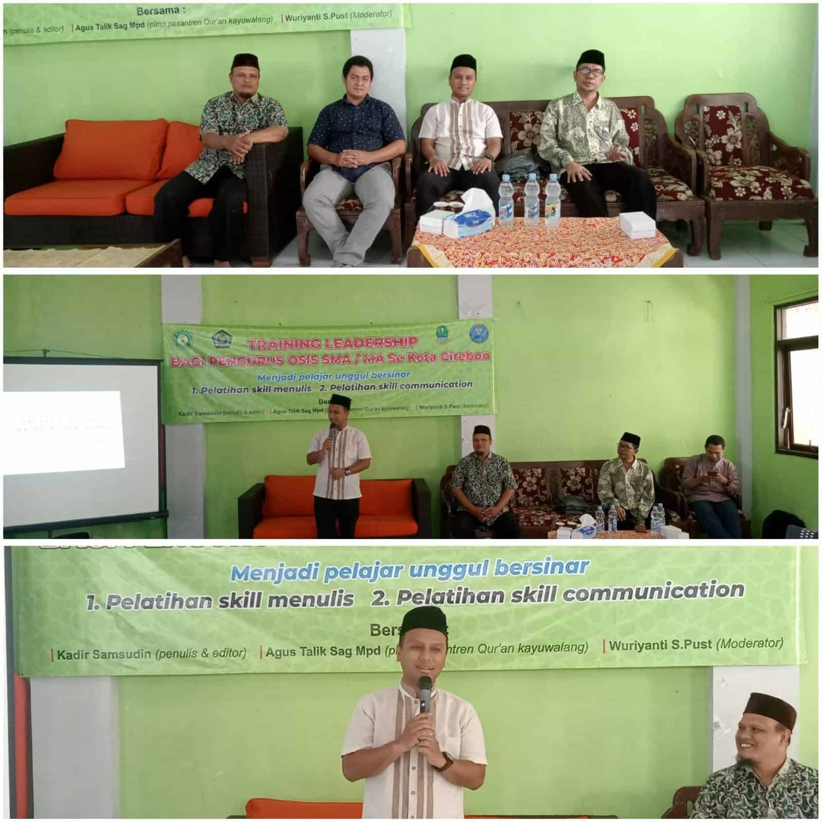 Training Leadership bagi pengurus Osis SMA/MA Se-Kota Cirebon
