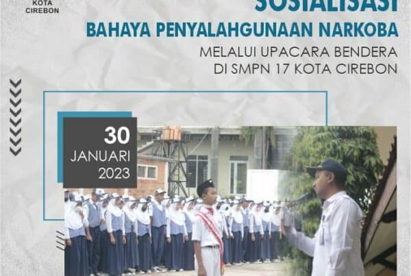 BNN Kota Cirebon Jadi Pembina Apel di SMP Negeri 17 Cirebon