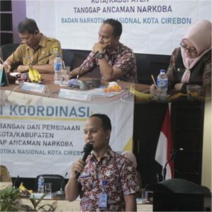 BNN Kota Cirebon Gelar Rapat Koordinasi Pengembangan dan Pembinaan Kota Tanggap Ancaman Narkoba