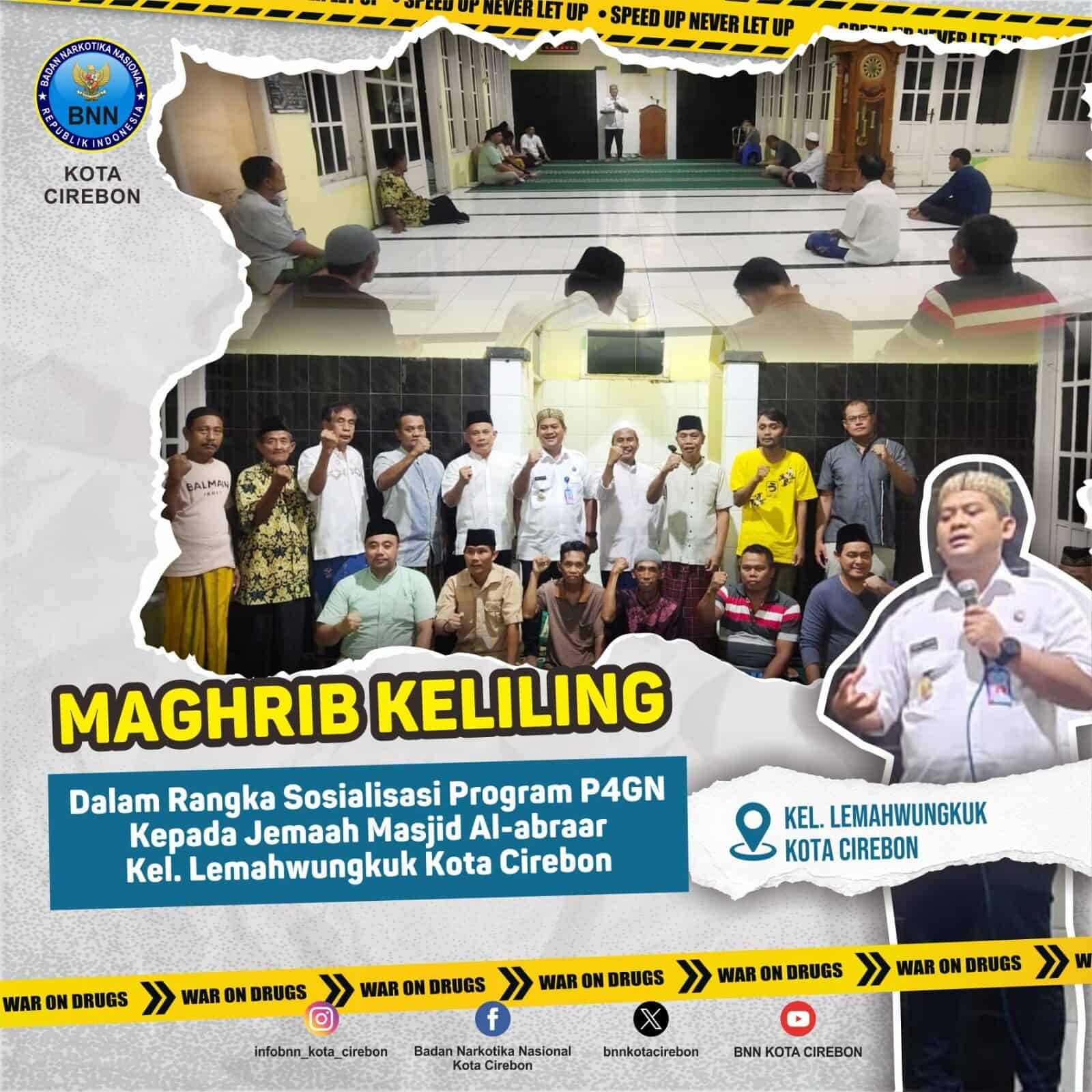 Maghrib Keliling di Masjid Al-Abraar Kelurahan Lemahwungkuk Maghrib Keliling di