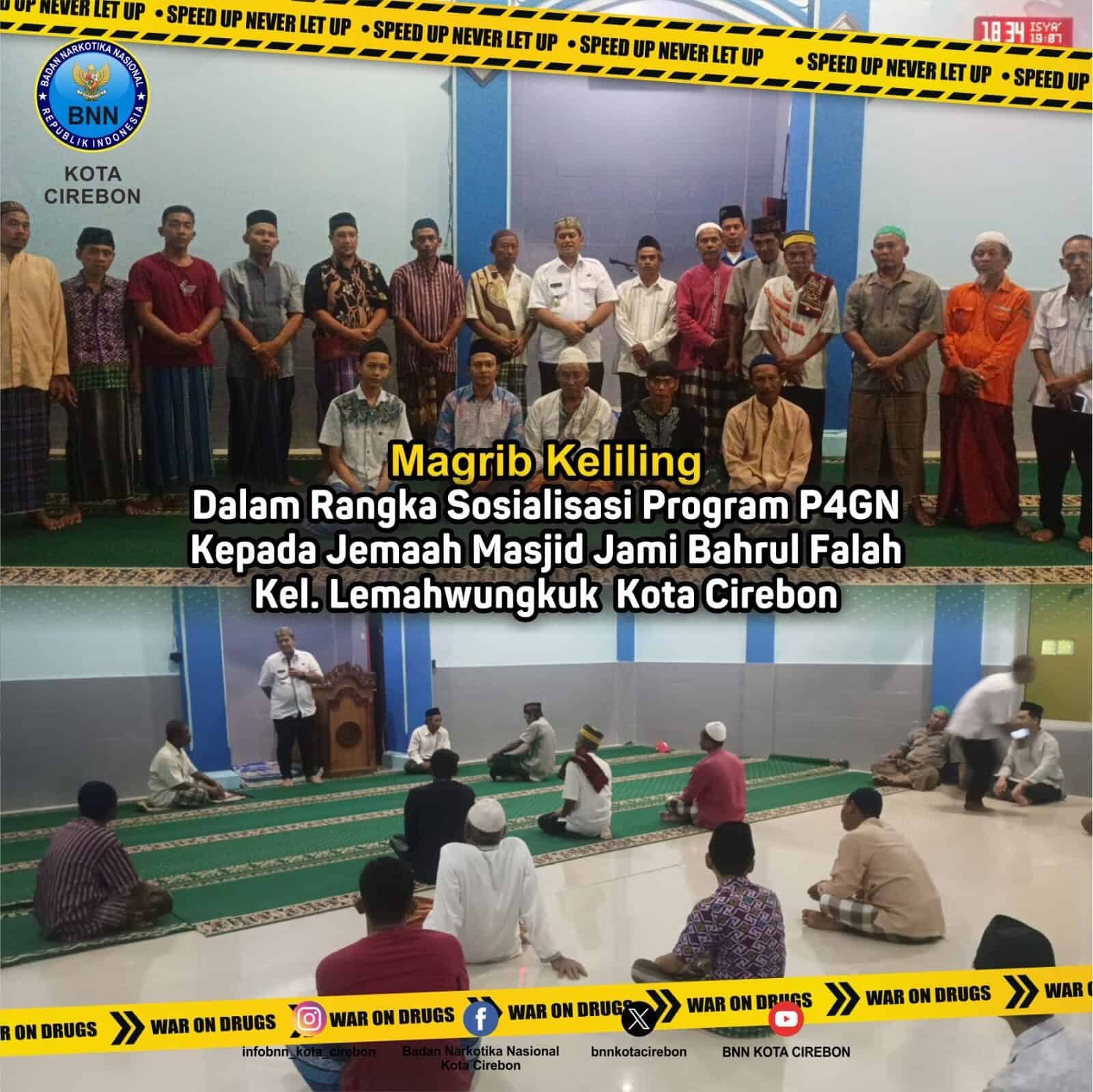 Maghrib Keliling di Masjid Jami Bahrul Falah Kelurahan Lemahwungkuk Maghrib Keliling di