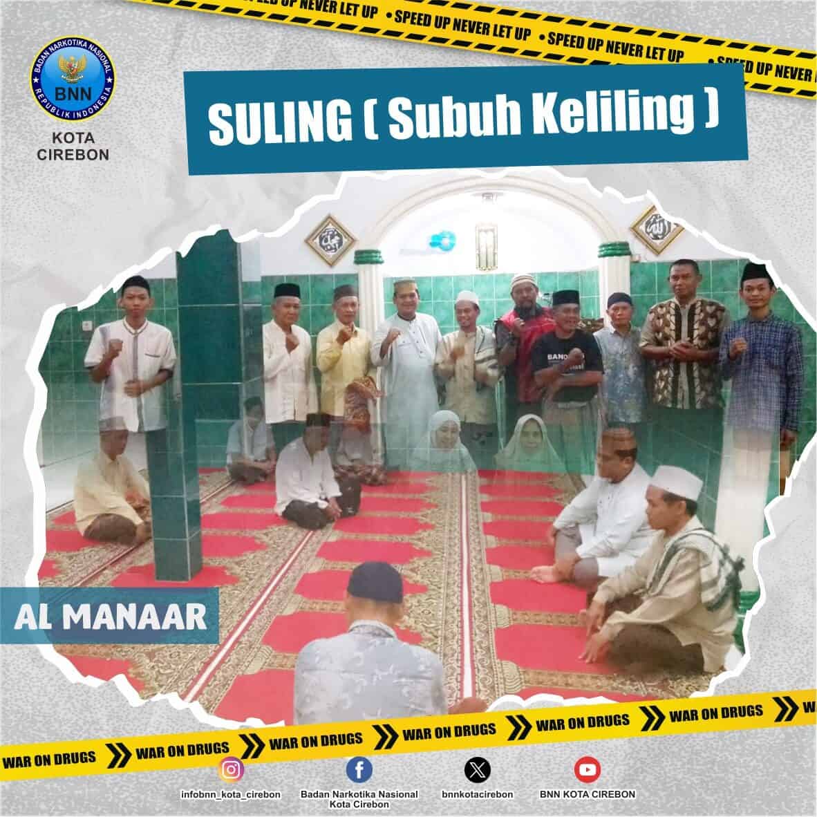 Subuh Keliling di Masjid Al-Manaar Kelurahan Kalijaga Subuh Keliling di