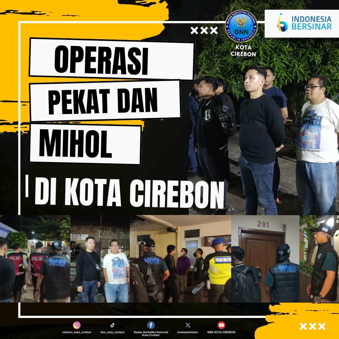 Satpol PP Kota Cirebon Menggandeng BNN Kota Cirebon melakukan Operasi Pekat dan Minuman Keras dan Alkohol di Kota Cirebon Satpol PP Kota Cirebon Menggandeng BNN Kota Cirebon melakukan Operasi Pekat dan Minuman Keras dan Alkohol di Kota Cirebon