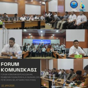 BNN Kota Cirebon Gelar Rapat Forum Komunikasi P4GN Tahun 2025 Wilayah Kota Cirebon, Kabupaten Cirebon, dan Kabupaten Indramayu